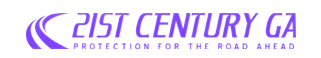 Purple logo for 21st Century in Richardson.